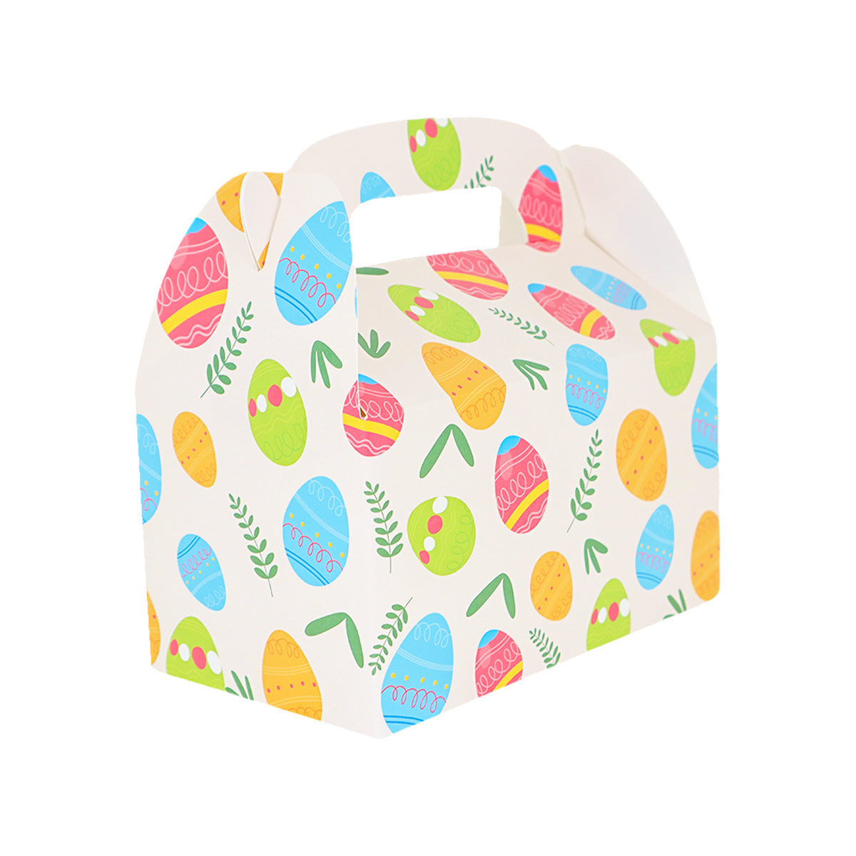 Paquete de 4 Cajas de Regalo Decorativas con Diseño de Huevos de Pascua