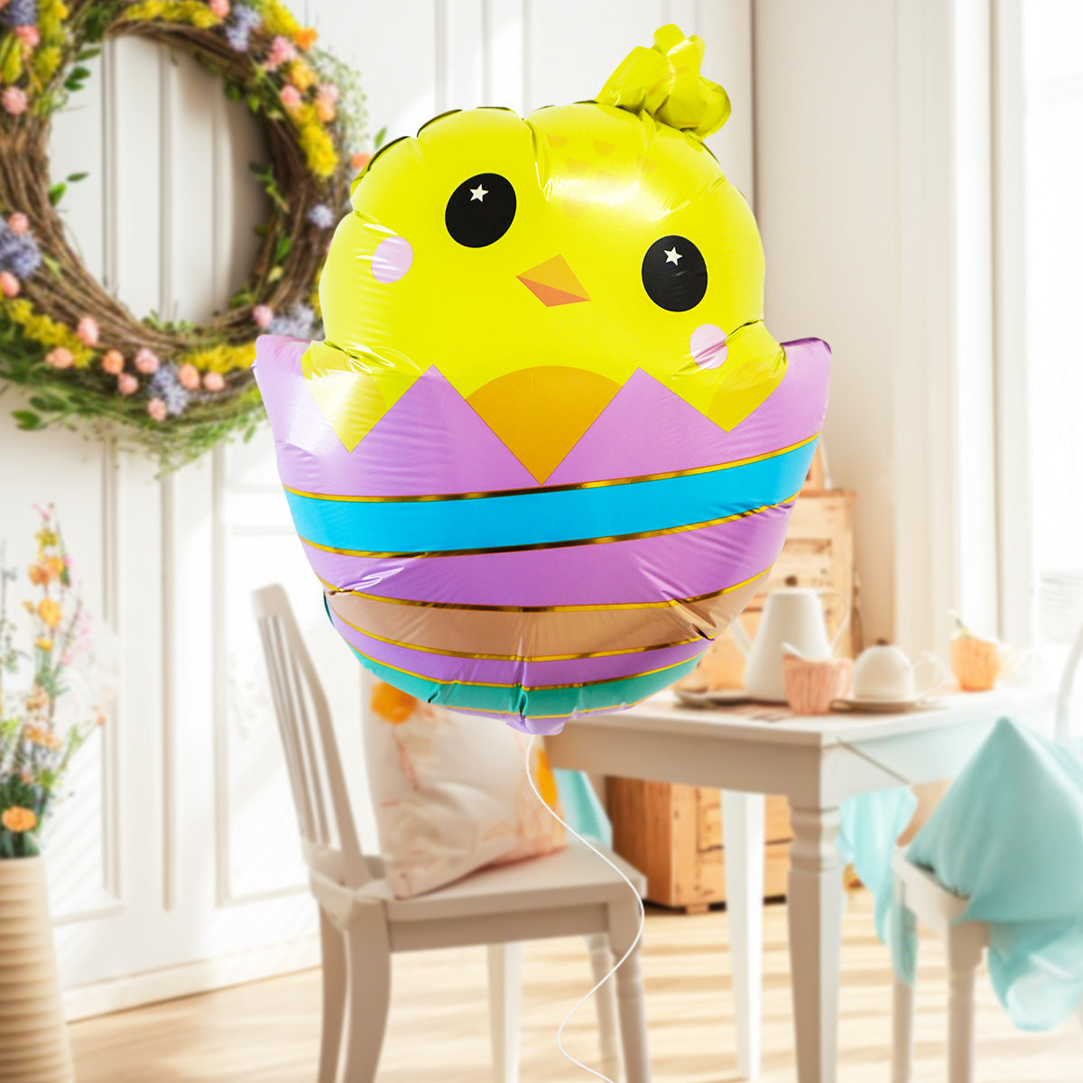 Globo Decorativo Metálico para Pascua