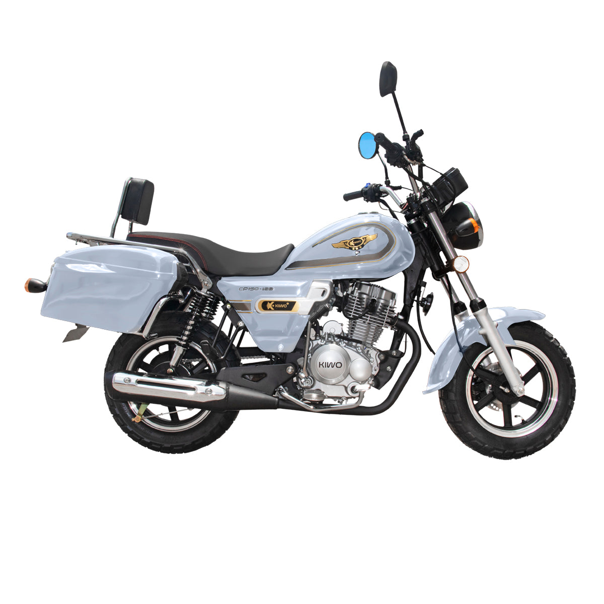 Motocicleta Kiwo 150 2024, color Gris (Reacondicionado)
