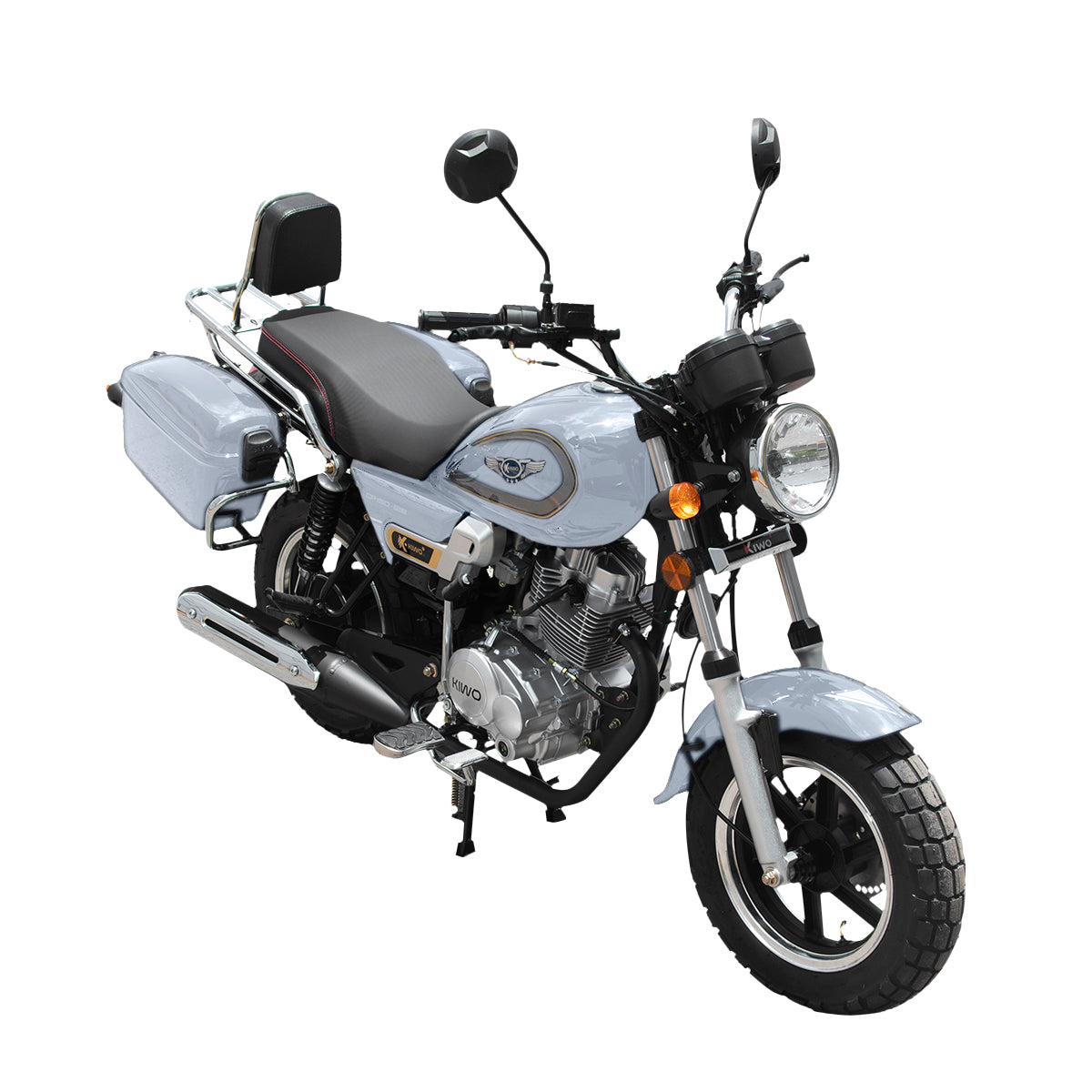 Motocicleta Kiwo 150 2024, color Gris (Reacondicionado)