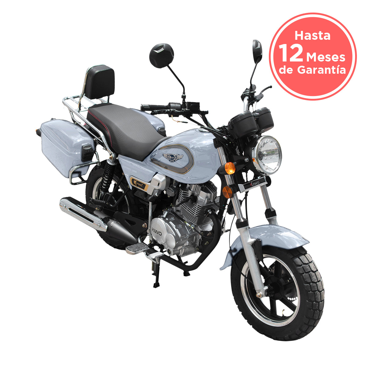 Motocicleta Kiwo 150 2024, color Gris (Reacondicionado)