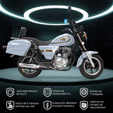 Motocicleta Kiwo 150 2024, color Gris (Reacondicionado)