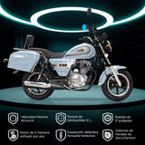 Motocicleta Kiwo 150 2024, color Gris