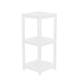 Mueble Canadá Cuadrado 3 Niveles, Color Blanco