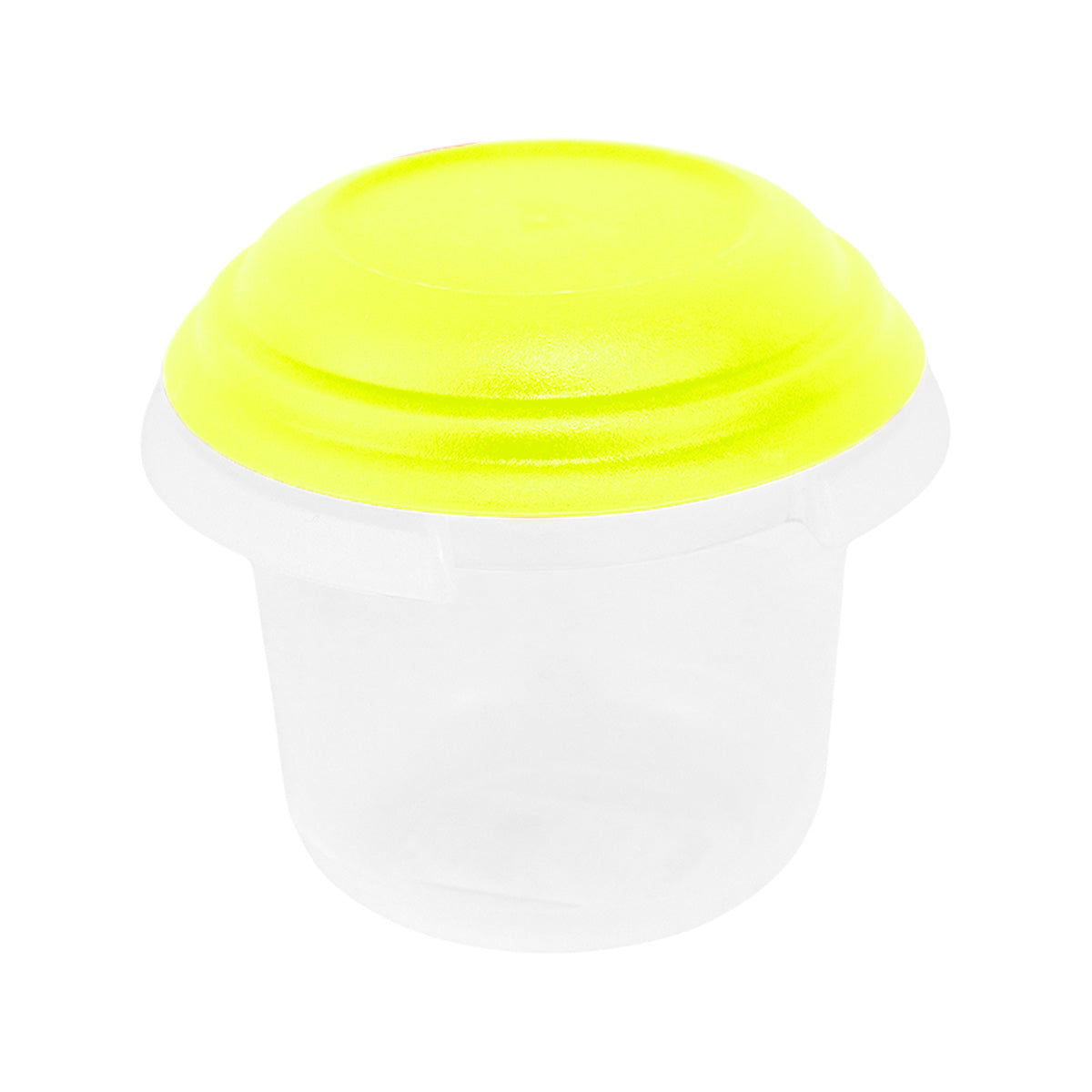 Recipiente Hermético Transparente, Tapa Amarilla 500 ml