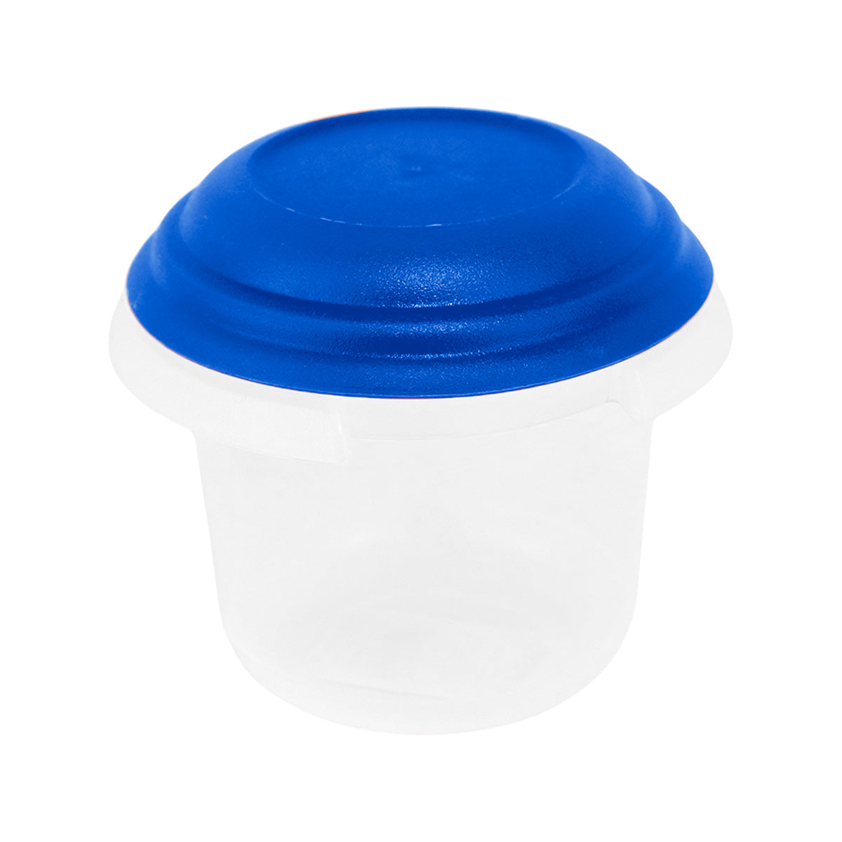 Recipiente Hermético Transparente, Tapa Azul 500 ml