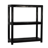 Mueble Canadá Rectangular de 3 Niveles, Color Negro