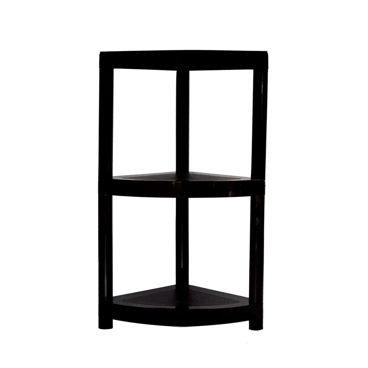 Mueble Esquinero de 3 Niveles, color Negro