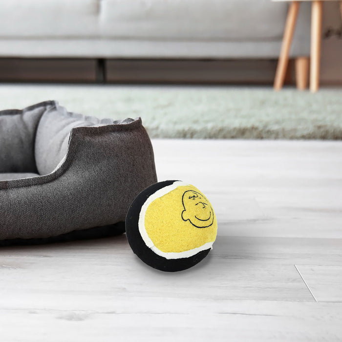 Pelota de Tenis con Diseño de Peanuts para Perro, color Amarillo