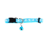 Collar color Azul con Cascabel para Perro