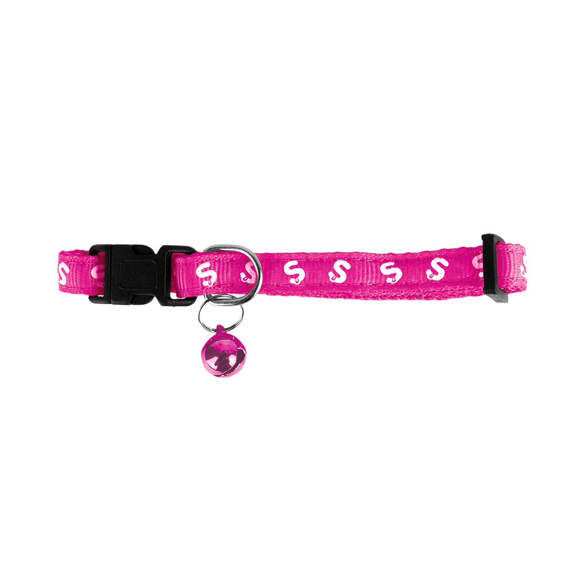 Collar color Rosa con Cascabel para Perro