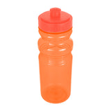 Botella de Plástico color Naranja 500ml