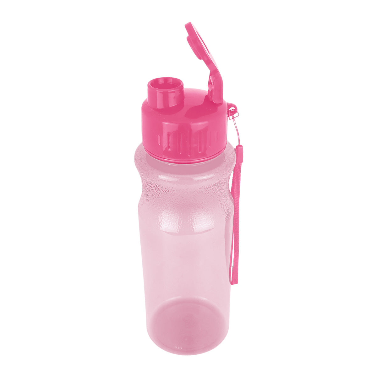 Botella de Plástico color Fucsia, 500ml