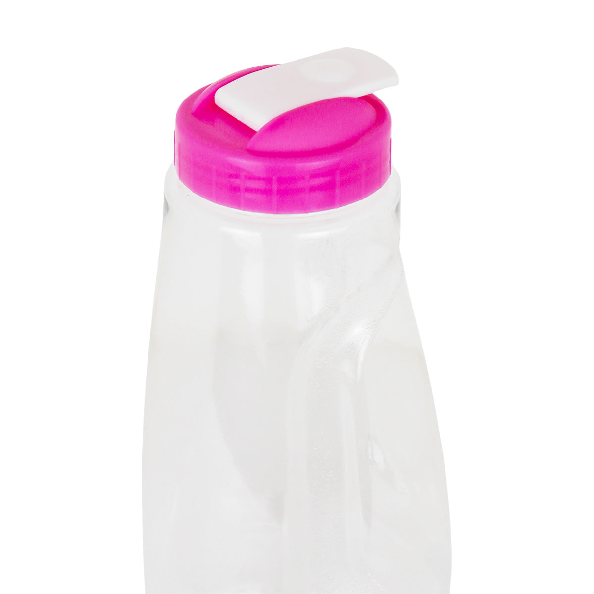 Botella de Plástico con Tapa color Rosa 1500ml