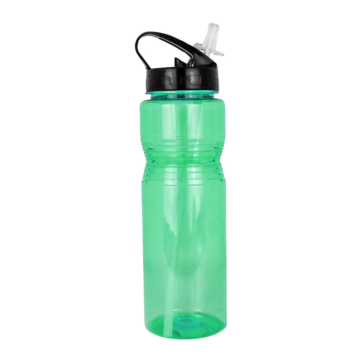 Botella de Plástico color Verde con Tapa 800ml