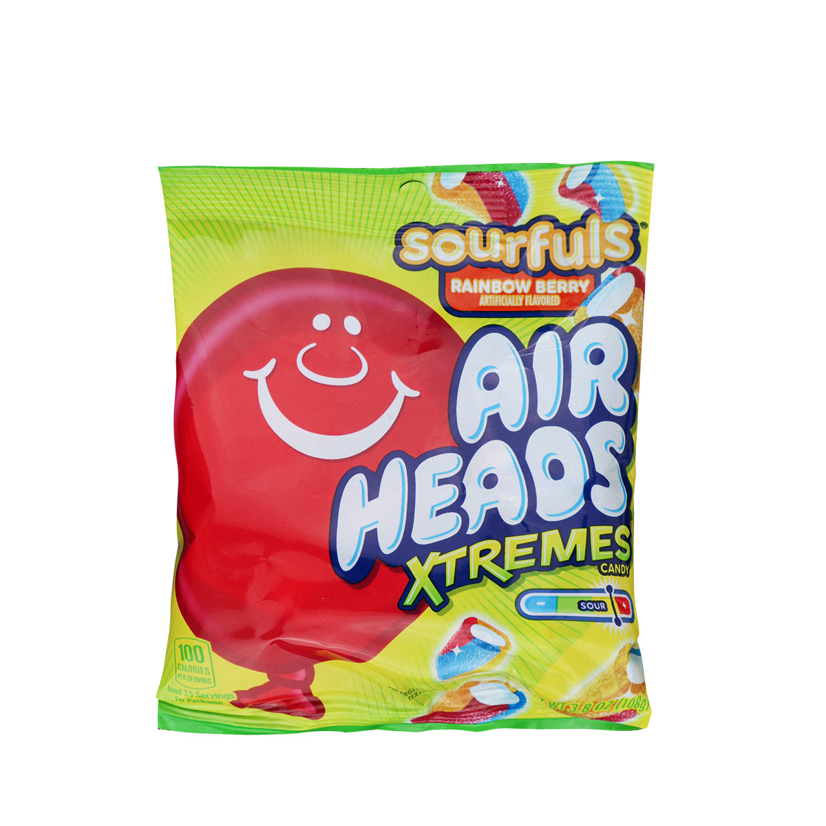 Caramelo Ácido Airheads Xtremes, 108gr