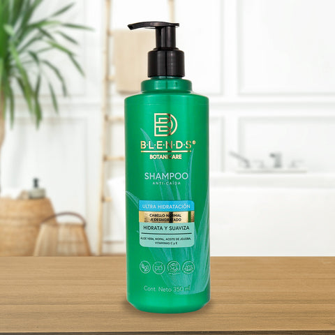 Blends Botanicare, Shampoo Anti-Caída Ultra Hidratación, 350ml