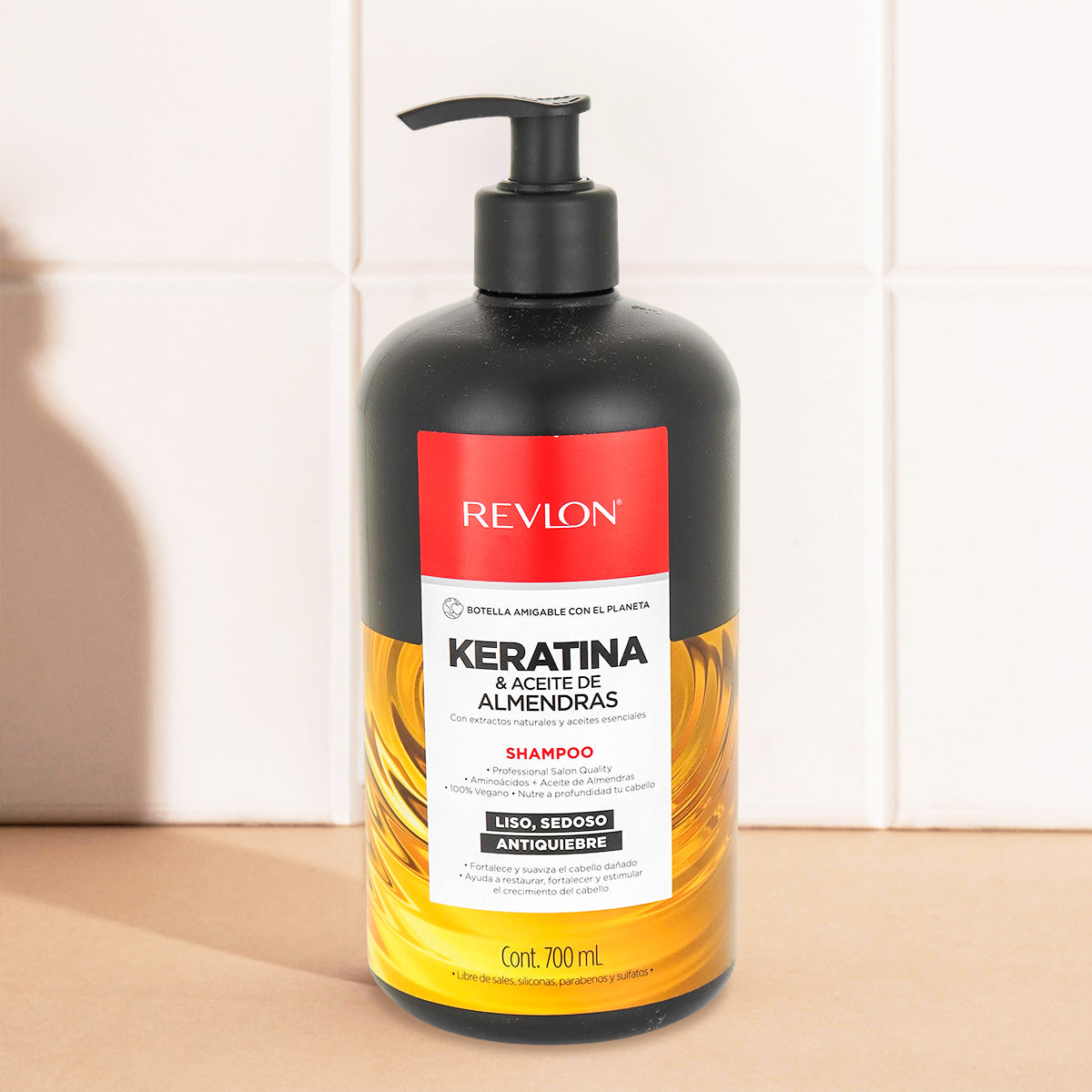 Shampoo Revlon Keratina y Aceite de Almendras