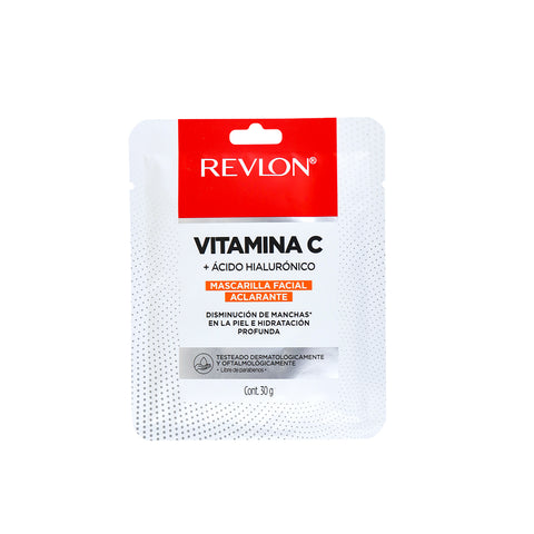 Mascarilla Facial Revlon Vitamina C + Ácido Hialurónico