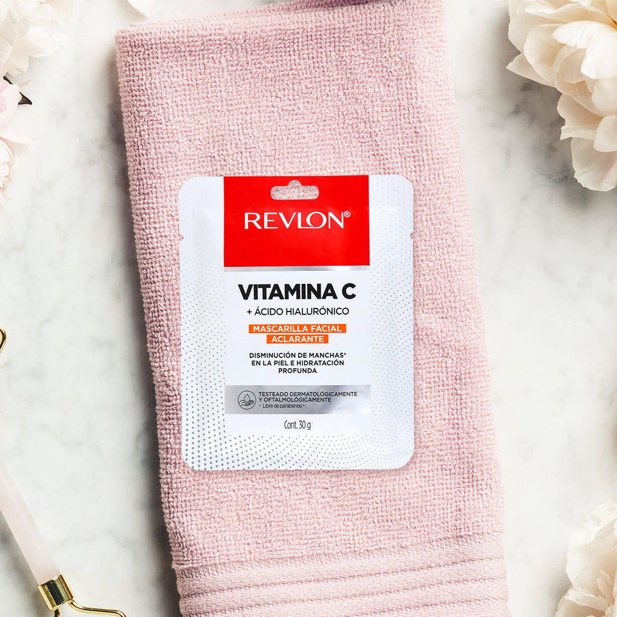 Mascarilla Facial Revlon Vitamina C + Ácido Hialurónico