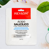 Mascarilla Facial Revlon con Ácido Salicílico + Lha + Ácido Glicólico