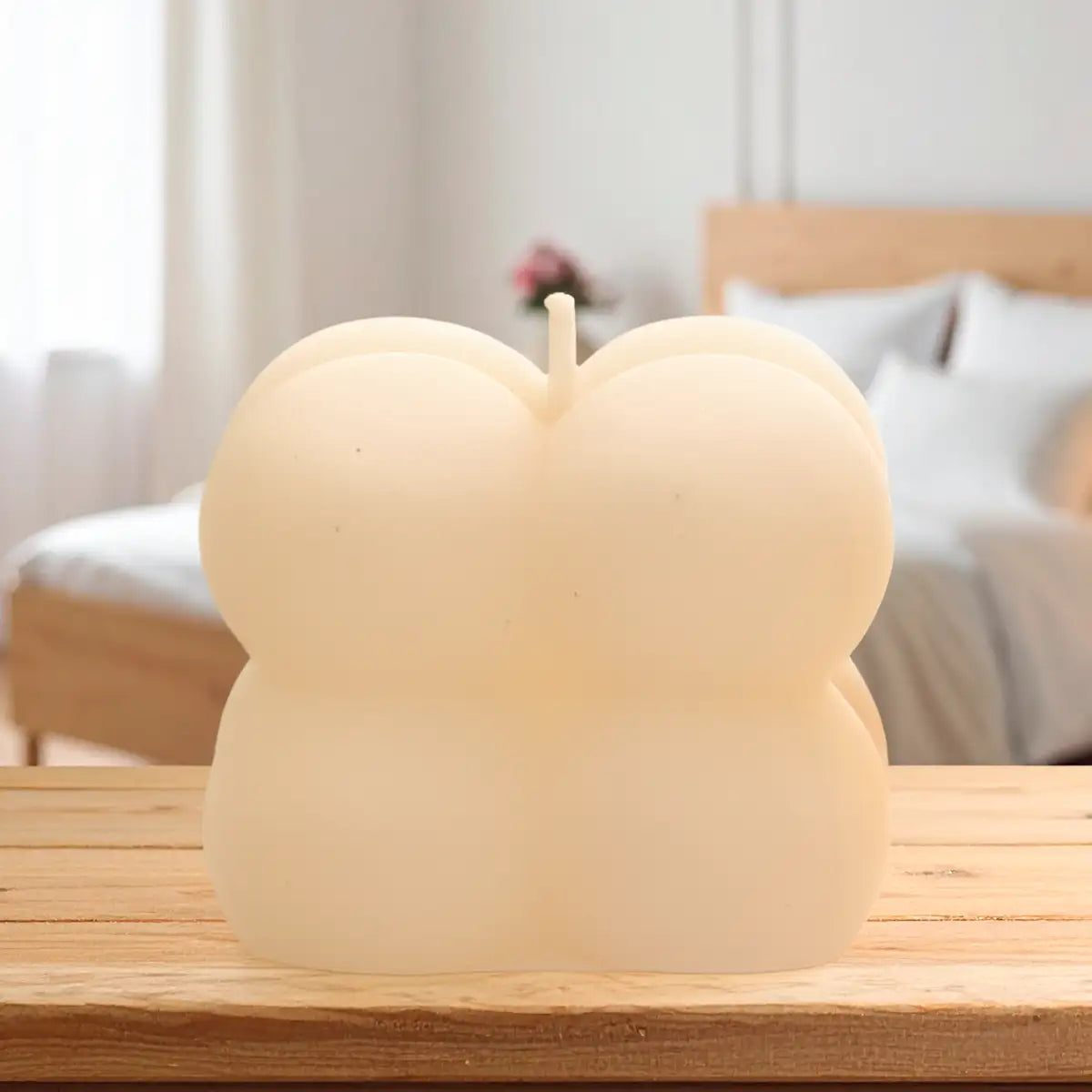 Bubble, Mini Vela Decorativa, Color Rosa