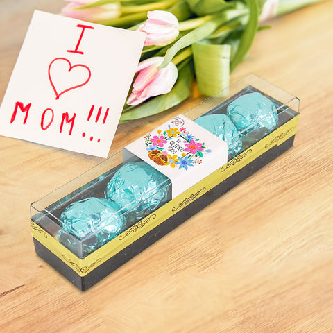 Chocolates Rellenos 5 pzas, color Menta, Día de las Madres