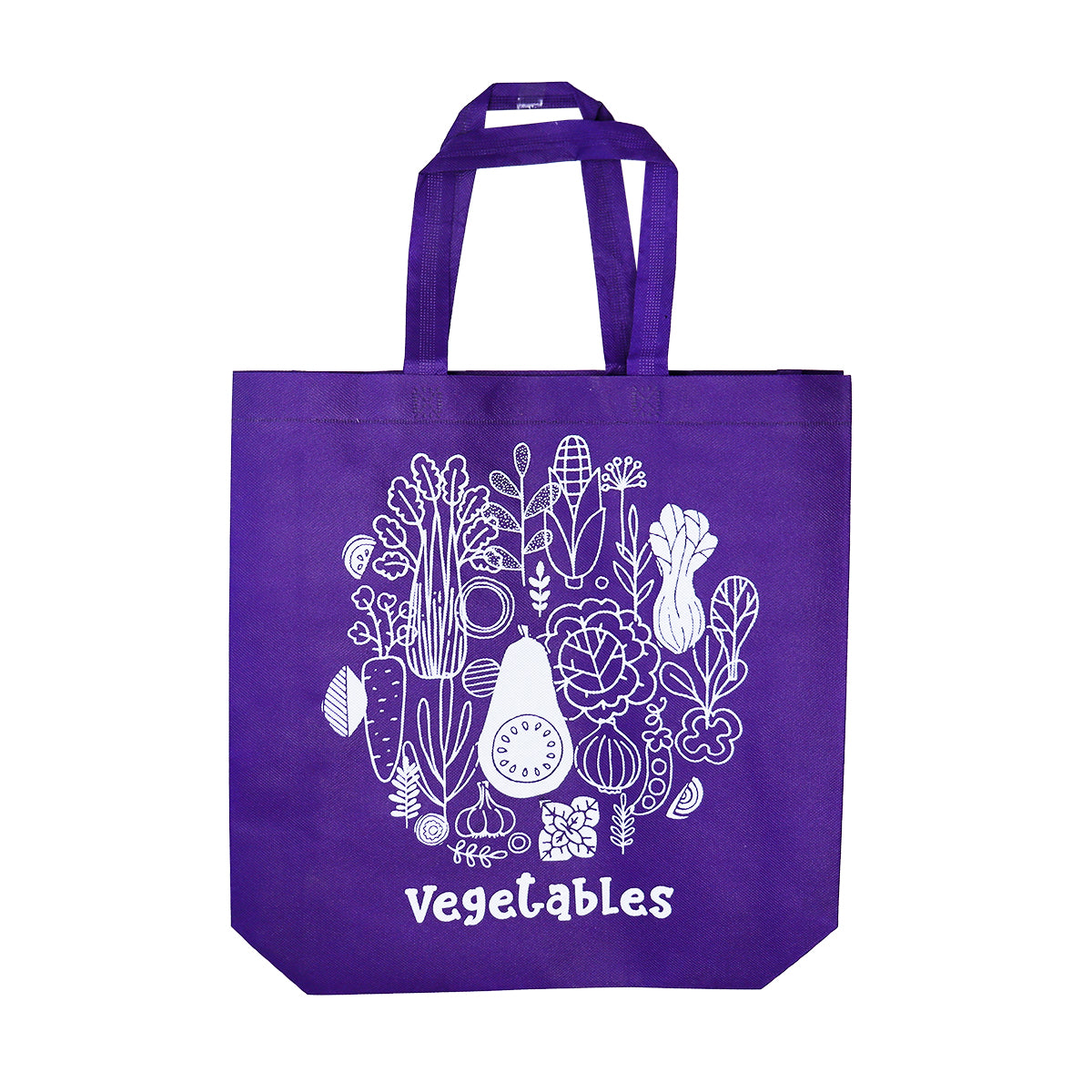 Bolsa de Tela Non Woven, color Morado, 44x44cm