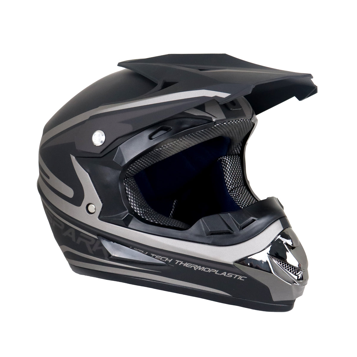 Casco color Negro para Motocicleta, Spark