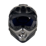 Casco color Negro con Gris para Motocicleta, Spark