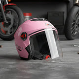 Casco para Motocicleta, Color Rosa