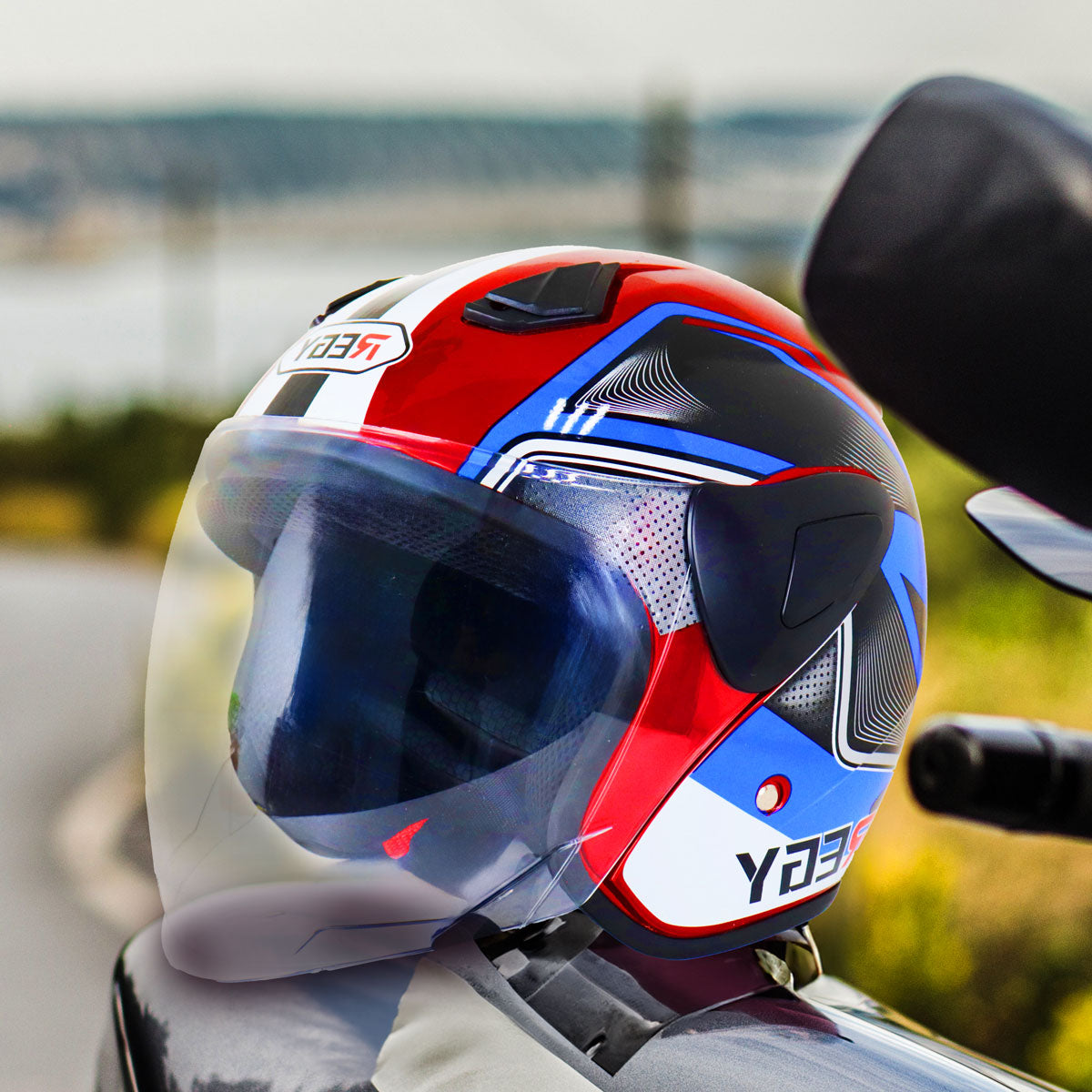 Casco para Motocicleta Eléctrica, REGY