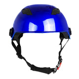 Casco Ligero para Motocicleta, Color Azul