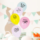 Globos Impresos para Pascua, 5pzas