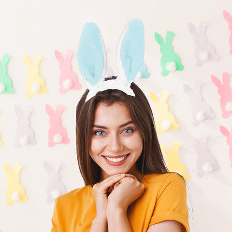 Diadema Orejas de Conejo para Pascua