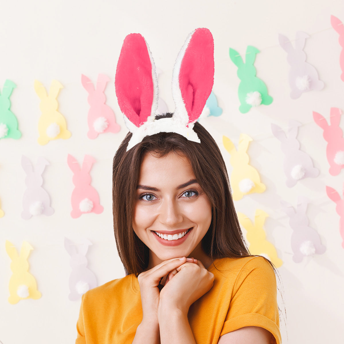 Diadema Orejas de Conejo para Pascua