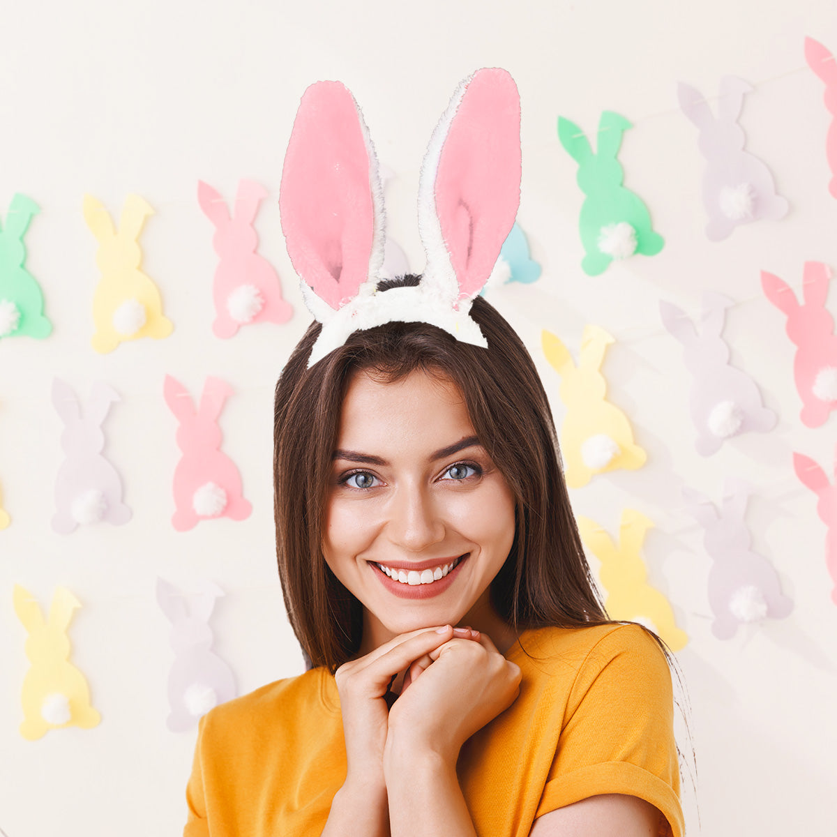 Diadema Orejas de Conejo para Pascua