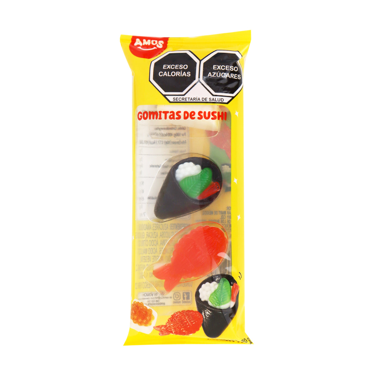 Gomitas en Forma de Sushi, Amos 30gr.