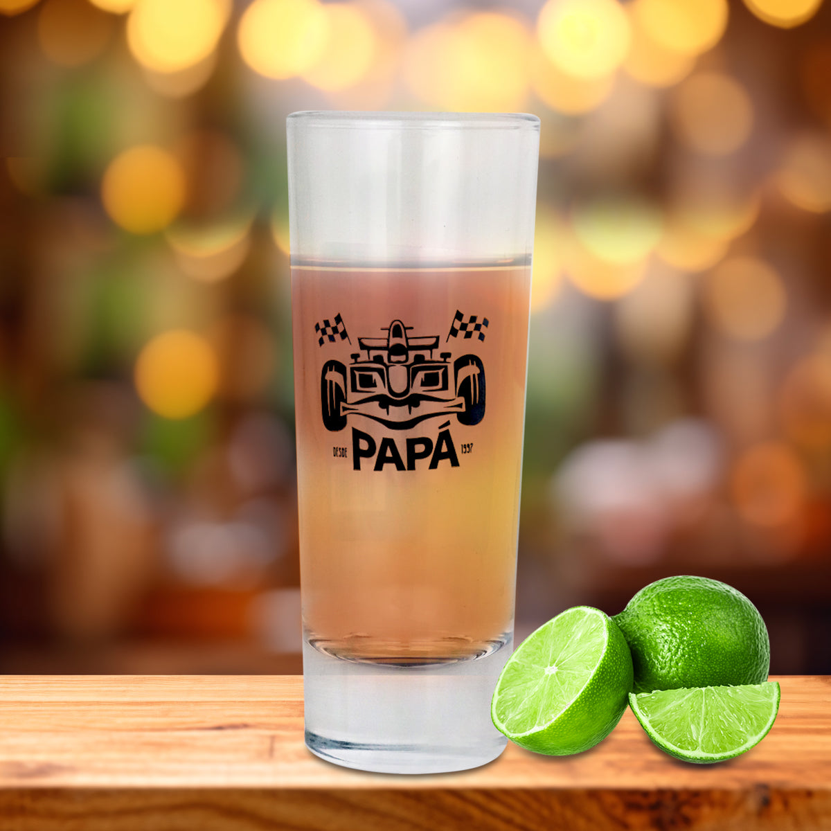 Vaso Tequilero con Frase "Papá"