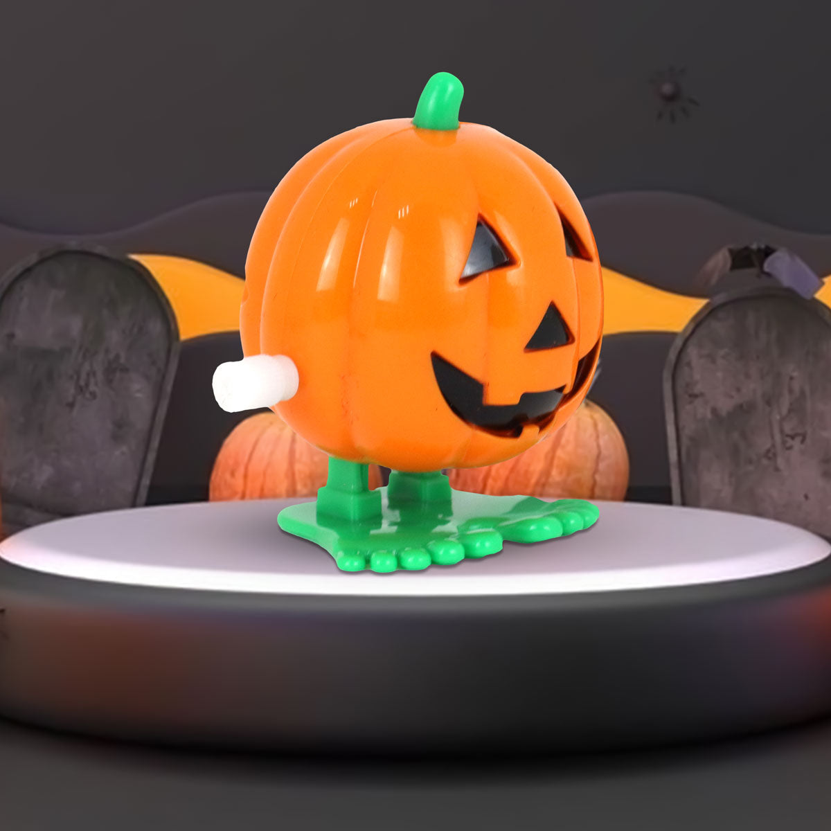 Juguete en Forma de Calabaza con Mecanismo de Cuerda