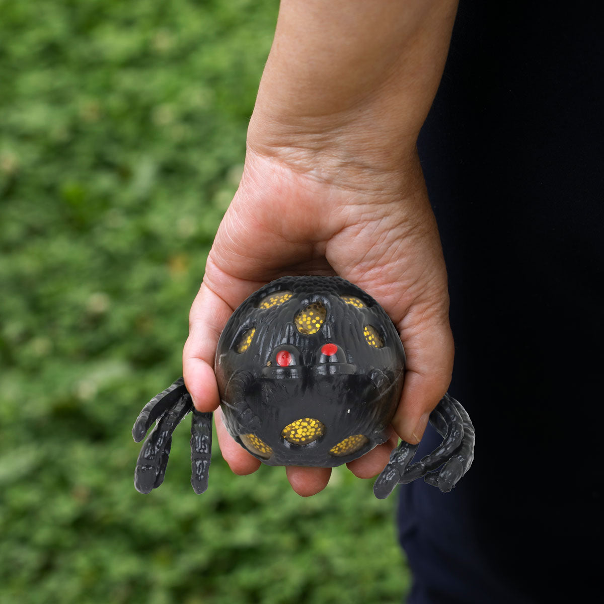 Pelota Antiestrés con Diseño de Araña color Amarillo