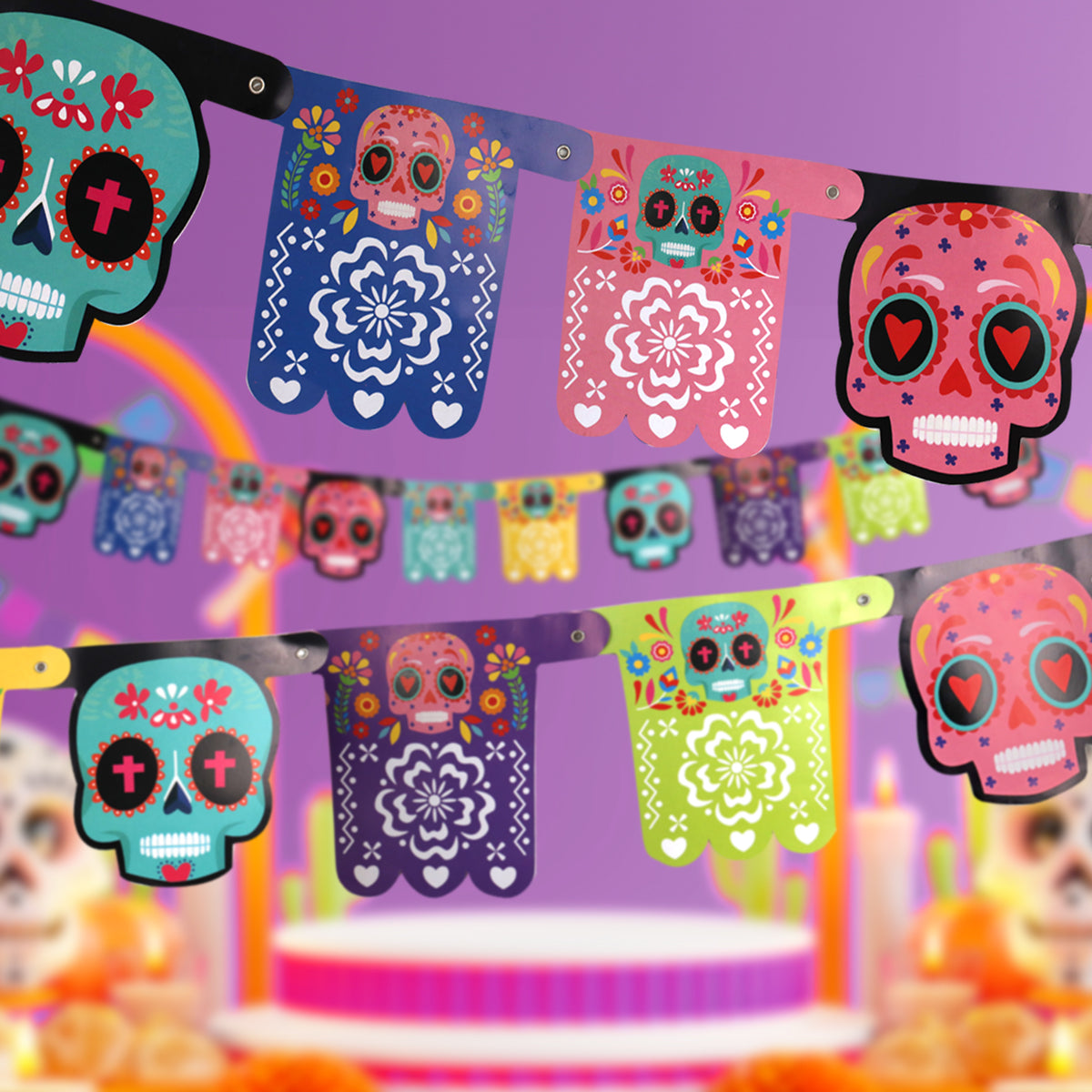 Decoración Colgante con Diseño de Día de Muertos, Catrín