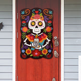 Decoración de Papel con Diseño de Catrina