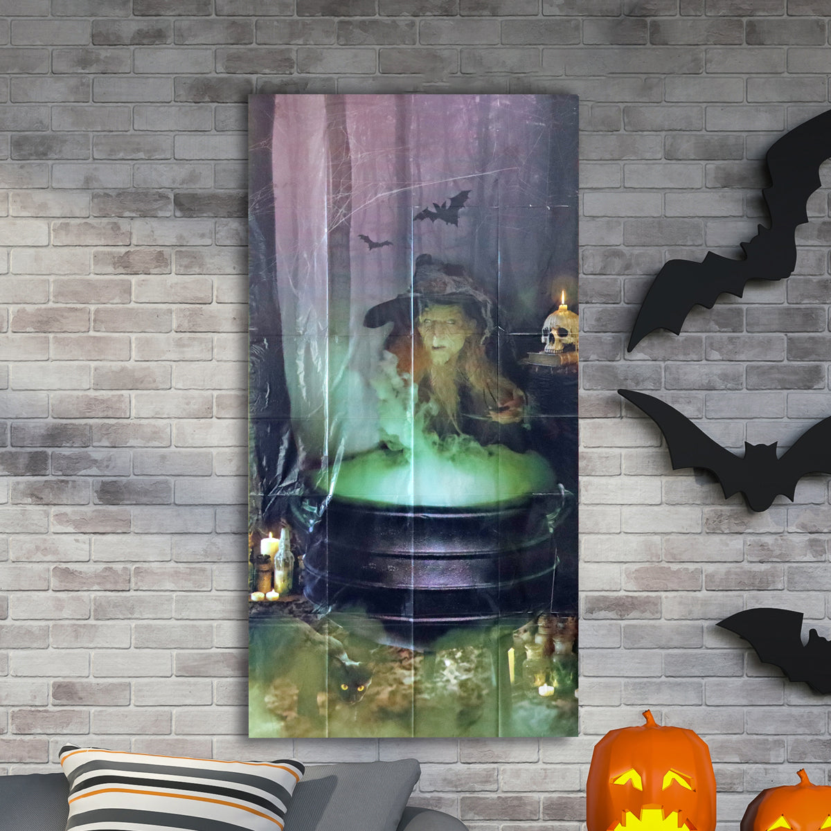 Póster de Bruja Decorativo para Halloween