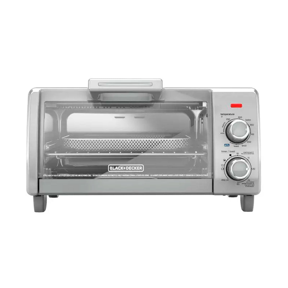 Horno Tostador Black+Decker de 4 Rebanadas TO1787SS