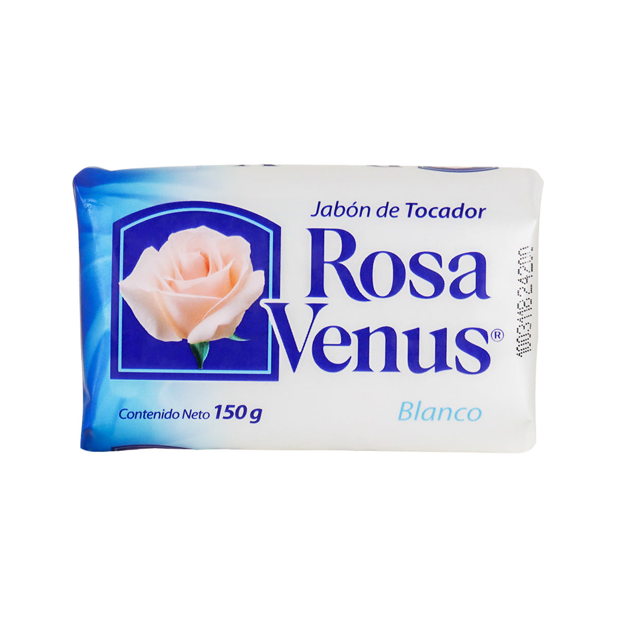 Jabón Blanco de Tocador Rosa Venus, 150gr