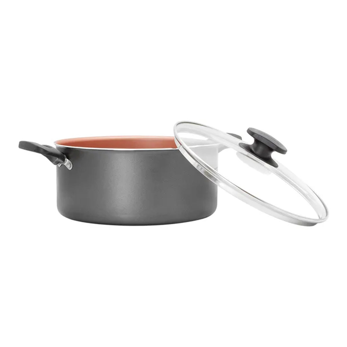 Batería de Cocina Tramontina, color Gris, 6pzas