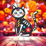 Gato de Fieltro Decorativo para Halloween