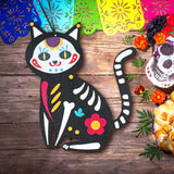 Gato de Fieltro Decorativo para Halloween