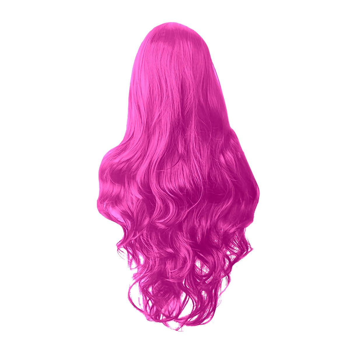 Peluca color Fucsia con Ondas para Disfraz